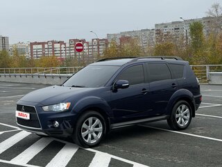 2011 Mitsubishi Outlander II Рестайлинг, синий, 1125000 рублей, вид 4