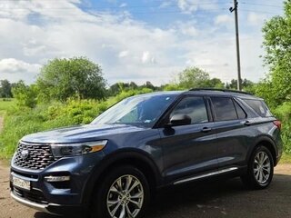 2019 Ford Explorer VI, синий, 3700000 рублей, вид 2