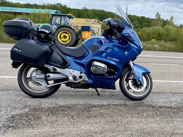 1996 BMW R 100 RT, синий, 200000 рублей - вид 1