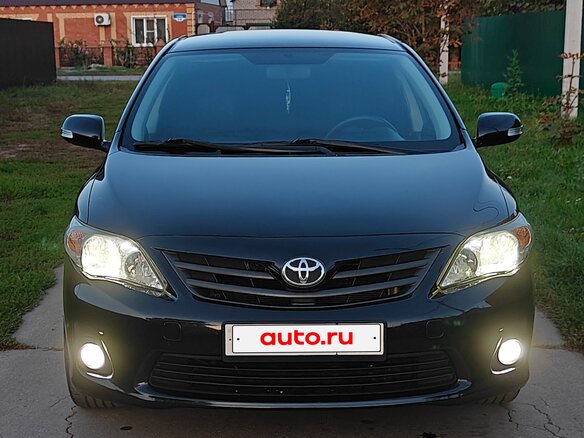 2012 Toyota Corolla X (E140, E150) Рестайлинг, чёрный, 1450000 рублей - вид 12