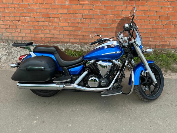 2010 Yamaha XVS950, синий - вид 4