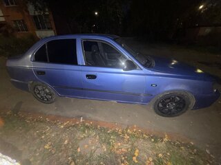 2005 Hyundai Accent ТагАЗ II, фиолетовый, 204000 рублей, вид 2