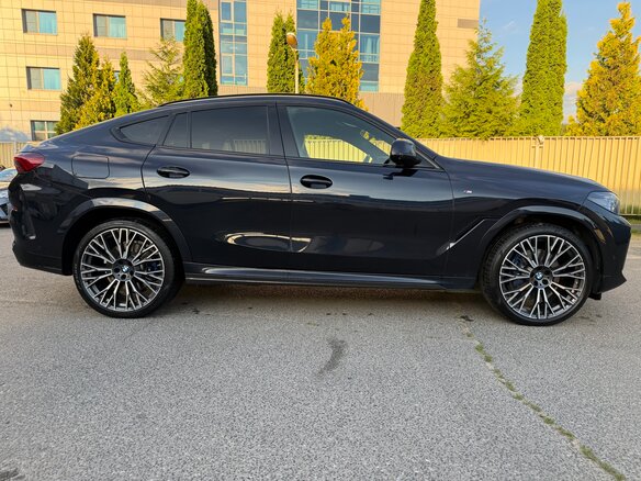 2021 BMW X6 30d III (G06), синий - вид 5