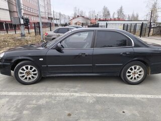 2007 Hyundai Sonata ТагАЗ IV (EF) Рестайлинг, чёрный, 385000 рублей, вид 4