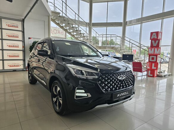 2024 Chery Tiggo 4 Pro I Рестайлинг, чёрный, 1765000 рублей - вид 3
