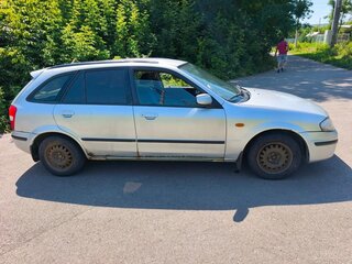 2000 Mazda 323 VI (BJ), серебристый, 170000 рублей, вид 2