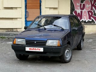 2002 Lada (ВАЗ) 21099, синий, 75000 рублей, вид 2