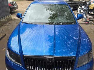 2012 Skoda Octavia RS II Рестайлинг, синий, 1850000 рублей, вид 1