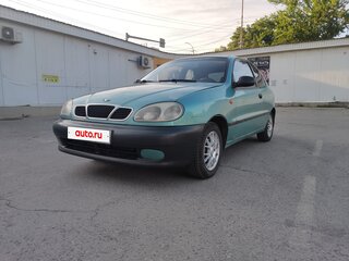 1998 Daewoo Lanos, зелёный, 160000 рублей, вид 1