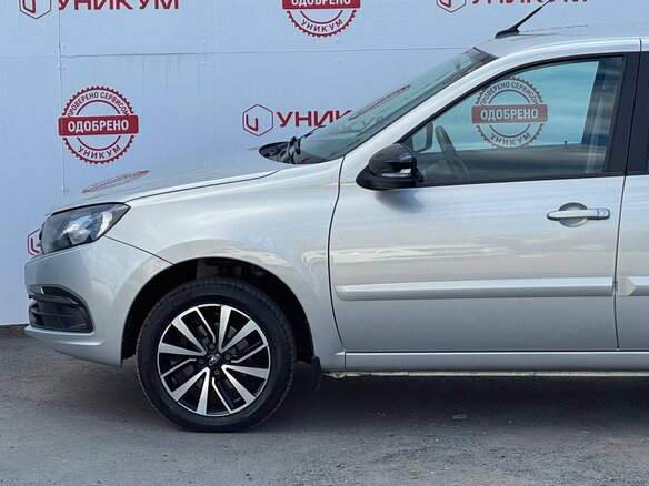 2021 Lada (ВАЗ) Granta I Рестайлинг, серый, 679000 рублей - вид 11