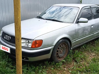 1991 Audi 100 IV (C4), серебристый, 100000 рублей, вид 2