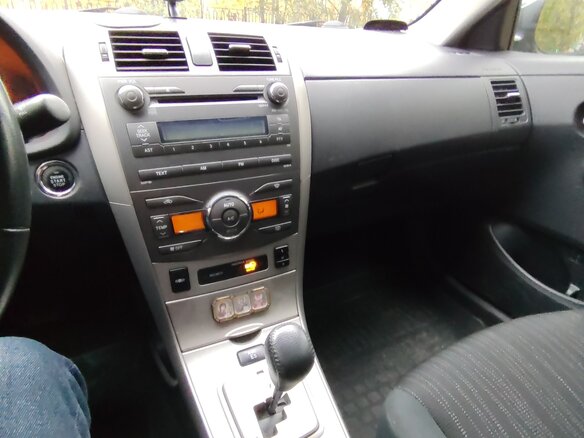 2008 Toyota Corolla AMT X (E140, E150), голубой, 649000 рублей - вид 7