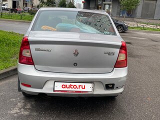 2013 Renault Logan I Рестайлинг, серебристый, 160000 рублей, вид 3