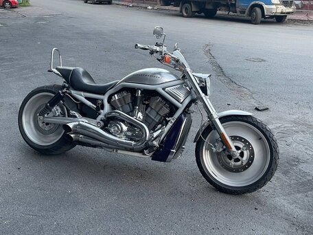 2002 Harley-Davidson V-Rod, серебристый, 800000 рублей, вид 2