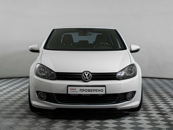2012 Volkswagen Golf VI, белый, 855000 рублей - вид 1