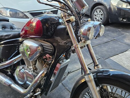 1995 Honda Steed 600, чёрный, 320000 рублей, вид 3