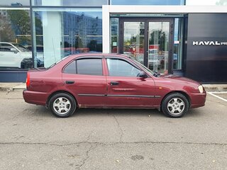2007 Hyundai Accent ТагАЗ II, красный, 359000 рублей, вид 4