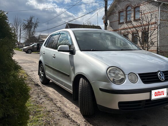 2003 Volkswagen Polo IV, серебристый, 485000 рублей - вид 3