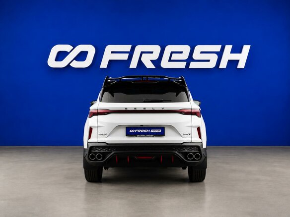 2023 Geely Coolray (Binyue Cool) I Рестайлинг, белый - вид 3