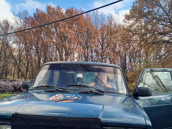 2000 Lada (ВАЗ) 2107, синий, 100000 рублей