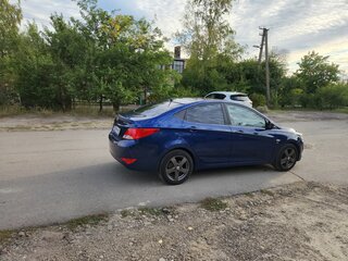 2015 Hyundai Solaris I Рестайлинг, синий, 1150000 рублей, вид 3