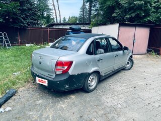 2012 Lada (ВАЗ) Granta I, серебристый, 120000 рублей, вид 4