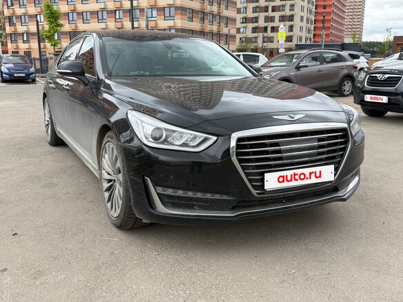 2017 Genesis G90 I, чёрный, 2800000 рублей - вид 1