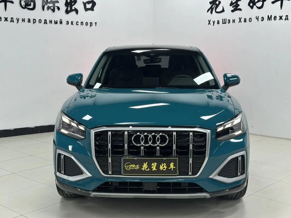 2022 Audi Q2 L 35 TFSI I Рестайлинг, синий, 2100000 рублей
