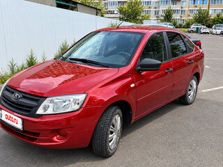 2017 Lada (ВАЗ) Granta I, красный, 450000 рублей, вид 2