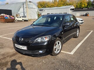 2007 Mazda 3 I (BK) Рестайлинг, чёрный, 560000 рублей, вид 1