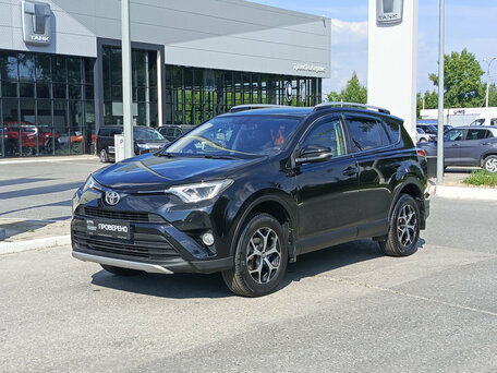 2016 Toyota RAV4 IV (XA40) Рестайлинг, чёрный, 1629000 рублей, вид 1
