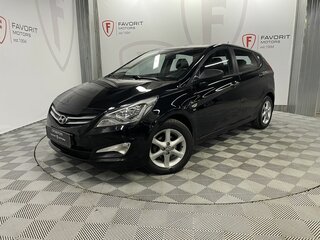 2014 Hyundai Solaris I Рестайлинг, чёрный, 835000 рублей, вид 1