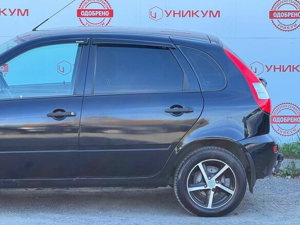 2011 Lada (ВАЗ) Kalina I, чёрный - вид 12