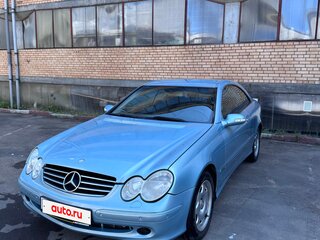 2003 Mercedes-Benz CLK-Класс 200 II (W209), голубой, 500000 рублей, вид 2