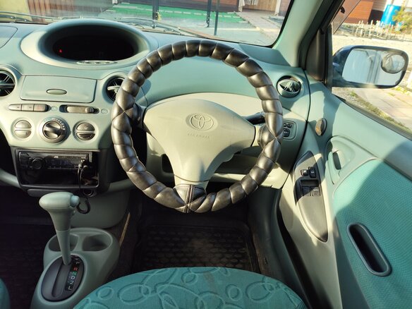 1999 Toyota Vitz I (P10), синий - вид 12