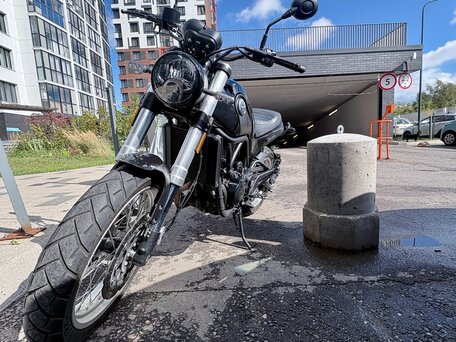 2024 Benelli Leoncino 500 Trail, чёрный, 525000 рублей, вид 2