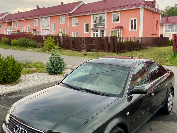 2001 Audi A6 II (C5) Рестайлинг, зелёный