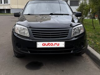 2012 Lada (ВАЗ) Granta I, чёрный, 259999 рублей, вид 2