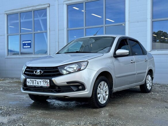 2020 Lada (ВАЗ) Granta I Рестайлинг, серебристый, 585000 рублей