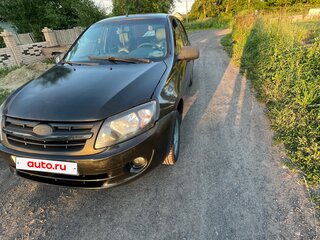 2013 Lada (ВАЗ) Granta I, чёрный, 240000 рублей, вид 3