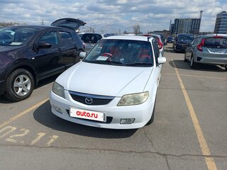 2003 Mazda Familia S-Familia S-Wagon VIII (BJ), белый, 470000 рублей, вид 2