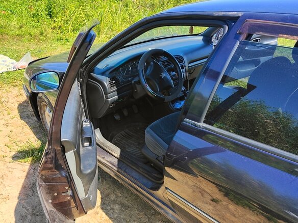 2002 Peugeot 406 I Рестайлинг, синий, 129000 рублей - вид 6