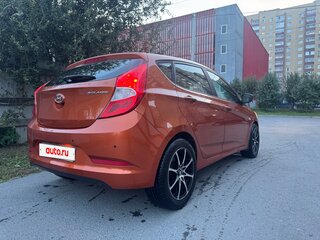 2014 Hyundai Solaris I Рестайлинг, оранжевый, 1199000 рублей, вид 3