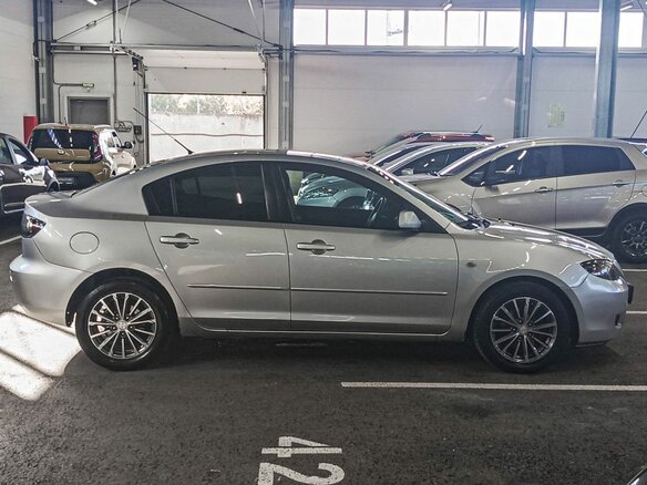 2008 Mazda 3 I (BK) Рестайлинг, серебристый - вид 3