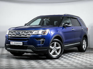 2018 Ford Explorer V Рестайлинг 2, синий, 3290000 рублей, вид 1