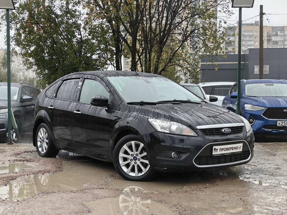 2008 Ford Focus II Рестайлинг, чёрный, 469000 рублей - вид 3