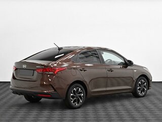 2022 Hyundai Solaris II Рестайлинг, коричневый, 1435000 рублей, вид 4