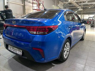 2017 Kia Rio IV, синий, 1250000 рублей, вид 2