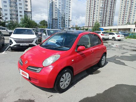 2002 Nissan March III (K12), красный, 265000 рублей, вид 5