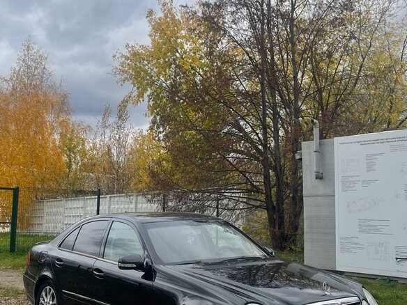 2007 Mercedes-Benz E-Класс 200 NGT III (W211, S211) Рестайлинг, чёрный - вид 3